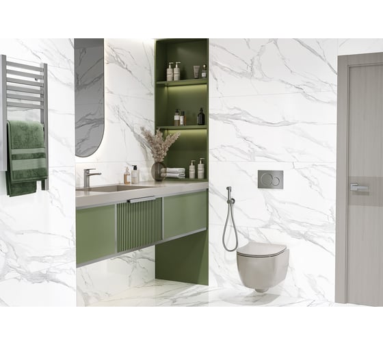 Керамогранит LCM Calacatta montreal полированный, 600x1200x8 мм, 2 шт. в упаковке 60120CLM15P