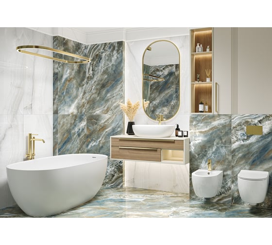 Керамогранит LCM Columbia jungle полированный, 600x1200x8 мм, 2 шт. в упаковке 60120CLU31P