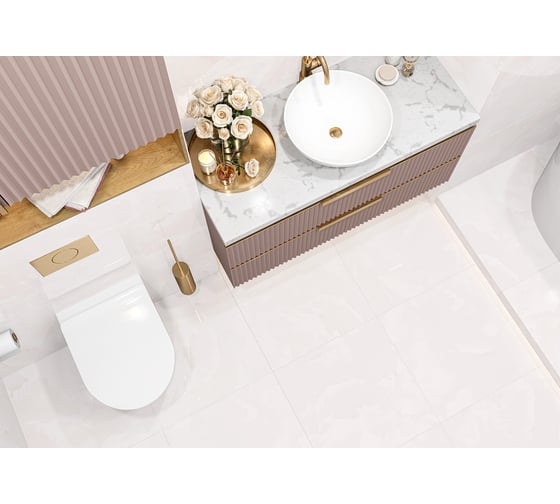 Керамогранит LCM Ice onyx rosy полированный, 600x600x8 мм, 4 шт. в упаковке 6060ICO02P