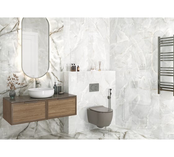 Керамогранит LCM Talisman onyx gris полированный, 600x1200x8 мм, 2 шт. в упаковке 60120TLN02P