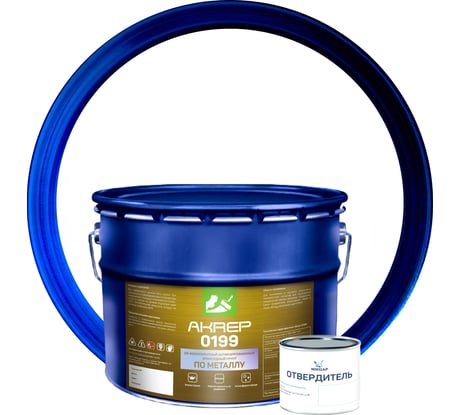 Грунт Акреп AKREP-0199 (АКРЭП-0199) белый, 10 кг+0,2 кг УТ000013156