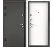 Металлическая входная дверь для квартиры Torex Ultimatum 950x2050 мм, левая, серый/белый 2000004453107