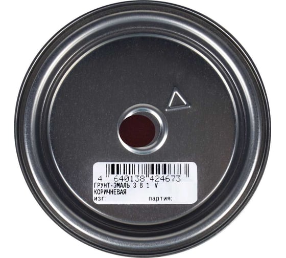 Грунт-эмаль по ржавчине 3 в 1 V матовая, 0.8 кг, коричневая 262330