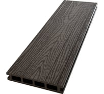 Террасная доска Экодекинг Техно Плюс 3 м, цвет Шоколад, уп. 3 шт. 4687204102868