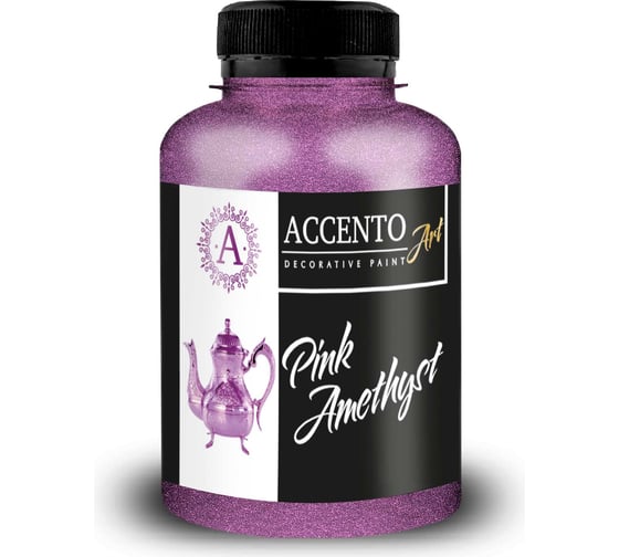 Декоративная краска AccentO ART Розовый аметист, 0,075кг 40170 1