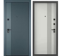 Входная металлическая дверь для квартиры Torex Terminal-D 860x2050 мм, правая, синий/серый 2000006024510