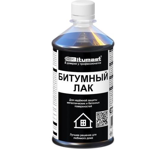 Битумный лак, 0.5 л Bitumast 4607952900288 15919557