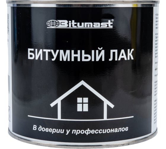 Битумный лак, 2 л Bitumast 4607952900257