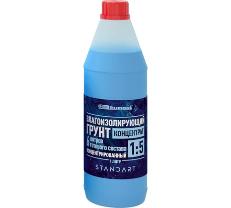 Влагоизолирующий грунт, 1 л Bitumast 4607952900837