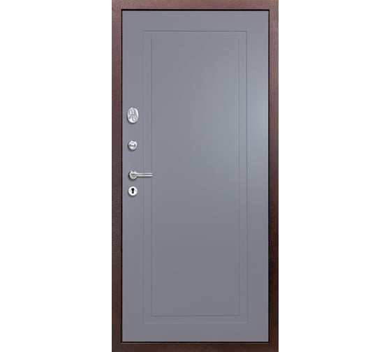 Дверь DIVA 510 2050x860 мм, левая, Антик медь - Н10 Силк маус УТ-00080786
