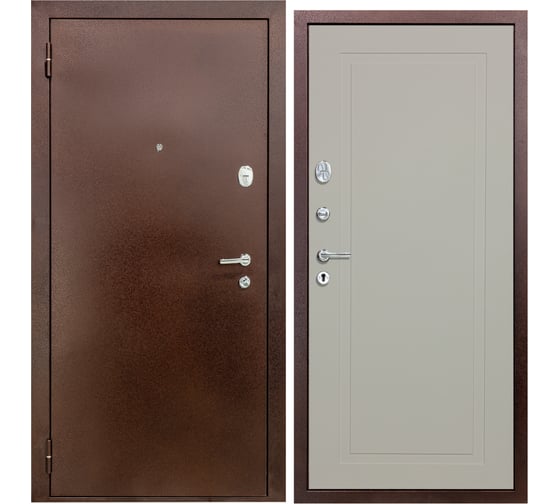 Дверь DIVA 510 2050x860 мм, левая, Антик медь - Н10 Софт шампань УТ-00080788 1
