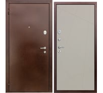 Дверь DIVA 510 2050x860 мм, левая, Антик медь - Д11 Софт шампань УТ-00080739