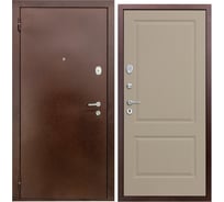 Дверь DIVA 510 2050x860 мм, левая, Антик медь - Д7 Софт шампань УТ-00080723