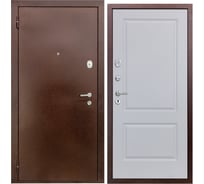 Дверь DIVA 510 2050x860 мм, левая, Антик медь - Д7 Белый Софт УТ-00080717