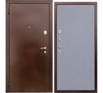 Дверь DIVA 510 2050x860 мм, левая, Антик медь - Д11 Силк маус УТ-00080737