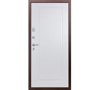 Дверь DIVA 510 2050x860 мм, левая, Титан - Н10 Белый софт УТ-00081017