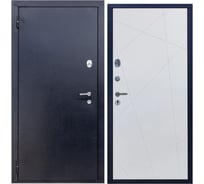 Дверь DIVA 510 2050x860 мм, левая, Титан - Д11 Белый софт УТ-00080969