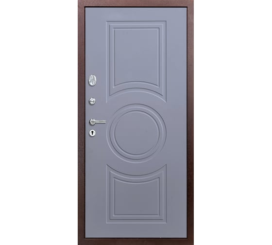 Дверь DIVA 510 2050x860 мм, левая, Титан - Д8 Силк Маус УТ-00081006