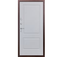 Дверь DIVA 510 2050x860 мм, левая, Титан - Д7 Белый софт УТ-00080993