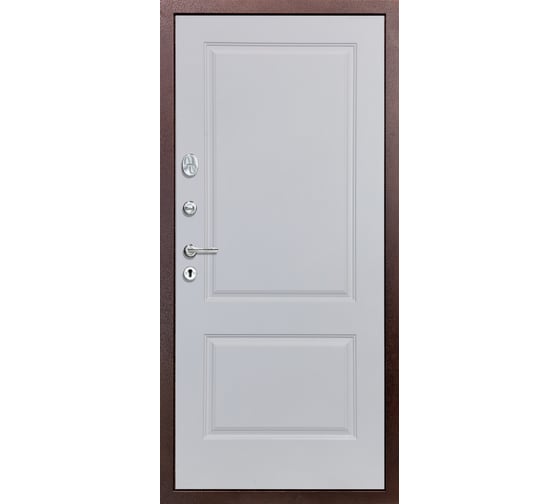 Дверь DIVA 510 2050x860 мм, левая, Титан - Д7 Белый софт УТ-00080993 1