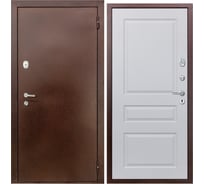 Дверь DIVA 510 2050x860 мм, правая, Антик медь - Д13 Белый софт УТ-00080748