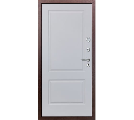 Дверь DIVA 510 2050x860 мм, правая, Антик медь - Д7 Белый Софт УТ-00080716