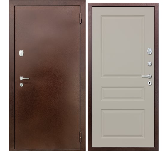 Дверь DIVA 510 2050x860 мм, правая, Антик медь - Д13 Софт шампань УТ-00080756