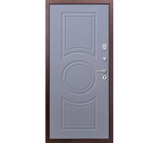 Дверь DIVA 510 2050x860 мм, правая, Антик медь - Д8 Силк маус УТ-00080882
