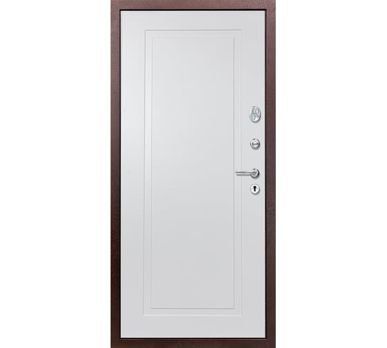 Дверь DIVA 510 2050x860 мм, правая, Титан - Н10 Белый софт УТ-00081023 1