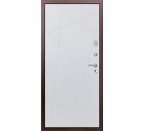 Дверь DIVA 510 2050x860 мм, правая, Титан - Д11 Белый софт УТ-00080970