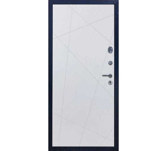 Дверь DIVA 510 2050x860 мм, правая, Титан - Д7 Белый софт УТ-00080996