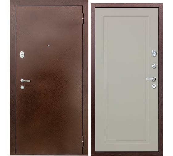 Дверь DIVA 510 2050x860 мм, правая, Титан - Н10 Софт шампань УТ-00081029
