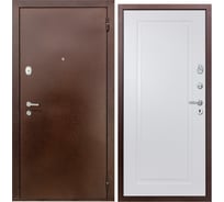 Дверь DIVA 510 2050x960 мм, правая, Антик медь - Н10 Белый софт УТ-00080783