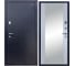Дверь DIVA 510 зеркало, 2050x860 мм, правая, Титан - Д15 Силк маус УТ-00081046 1