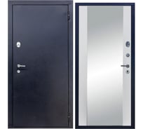 Дверь DIVA 510 зеркало, 2050x860 мм, правая, Титан - Д15 Белый Софт УТ-00081037