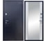 Дверь DIVA 510 зеркало, 2050x860 мм, правая, Титан - Д15 Белый Софт УТ-00081037 1