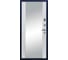 Дверь DIVA 510 зеркало, 2050x860 мм, правая, Титан - Д15 Белый Софт УТ-00081037 3
