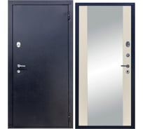 Дверь DIVA 510 зеркало, 2050x860 мм, правая, Титан - Д15 Софт шампань УТ-00081049