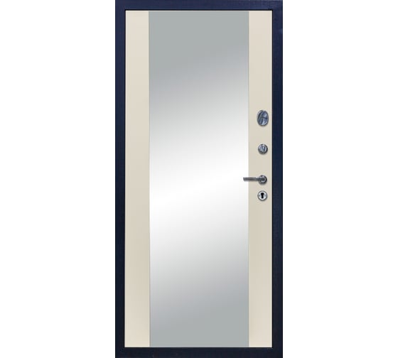Дверь DIVA 510 зеркало, 2050x960 мм, правая, Титан - Д15 Софт шампань УТ-00081051