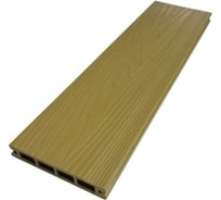 Террасная доска Экодекинг Титан 3D 3 м, цвет песочный, в упаковке 3 шт. 4687204103193