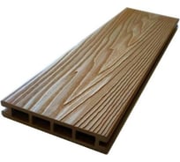 Террасная доска Экодекинг Титан 3D 3 м, цвет дерево, в упаковке 3 шт. 4687204103209