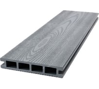Террасная доска Экодекинг Титан 3 м. цвет Серый уп. 3 шт. 4687204103094