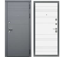 Дверь DIVA МД-39 2050x860 мм, правая, Серая-Д5 Белый софт УТ-00074449