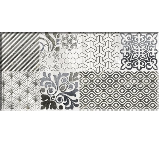 Панно Beryoza Ceramica Valensole синий, 500x500x8, комплект из 2 шт. 00-00000219