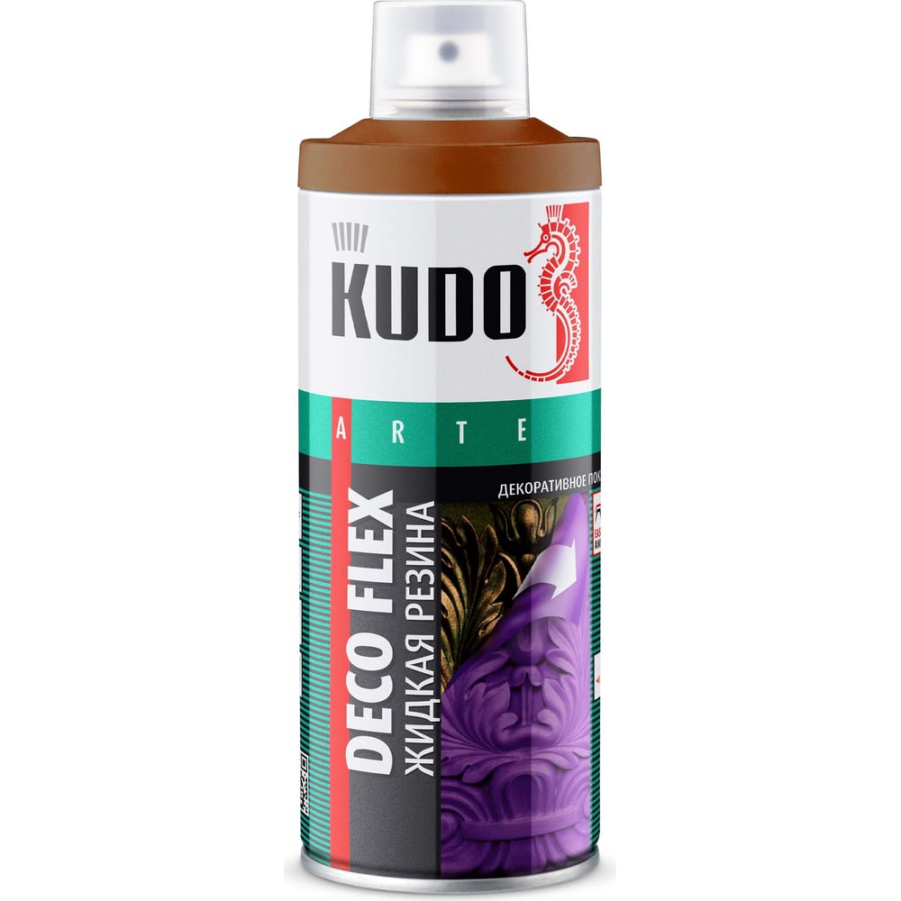 Жидкая резина KUDO DECO FLEX коричневая KU-5309 - выгодная цена, отзывы ...