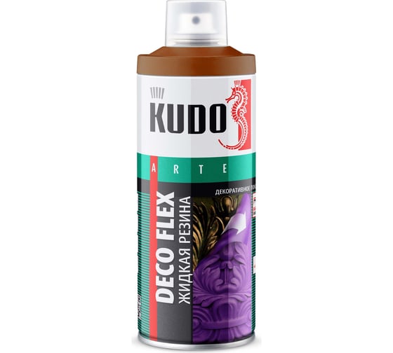Жидкая резина KUDO DECO FLEX коричневая KU-5309 1