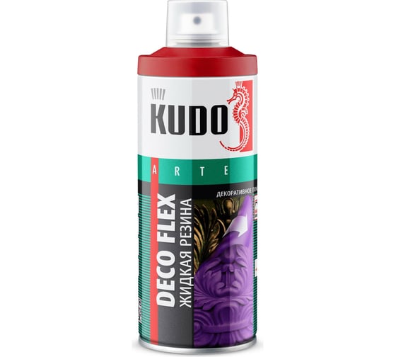 Жидкая резина KUDO DECO FLEX красная KU-5304 1