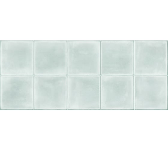 Настенная плитка Gracia Ceramica Sweety turquoise square бирюзовый 05, 25x60 см, 1.2 кв.м, 8 шт. СК000036426