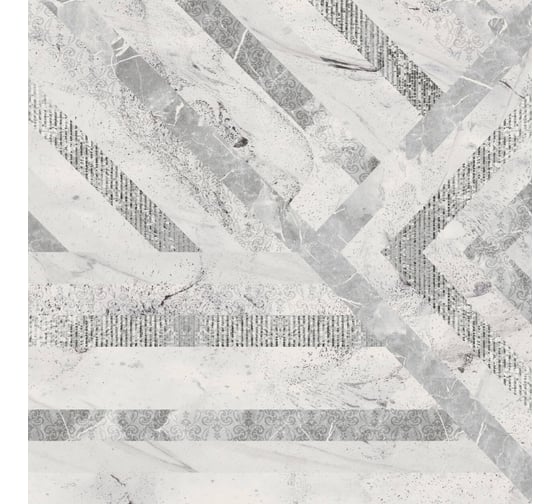 Керамогранит Gracia Ceramica Inverno white белый PG 02, 60x60 см, 1.44 кв.м, 4 шт. СК000028893 1