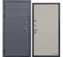 Дверь DIVA МД-39 2050x960 мм, левая, Серая-Д11 Софт Шампань УТ-00075490